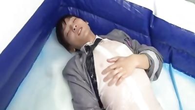 asian Schoolboy Slime fuck, Asian, College, Student