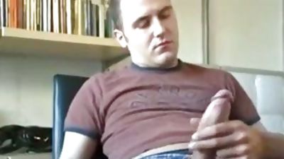 Guy musturbed huge load beautiful cock, Big Cock, Masturbating, Gay