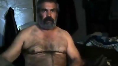 Beautiful Spanish Daddy Jerking Off, Big Cock, Masturbating, Webcam