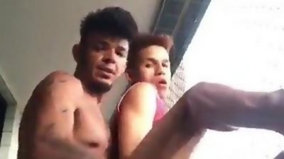Balcony fucking quarantine, Amateur, Anal, Big Cock