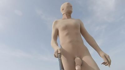 Walking at the beach, Masturbating, Outdoor, Teen, Gay