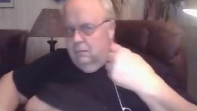 Mature Chubby Daddy, Masturbating, Mature, Gay