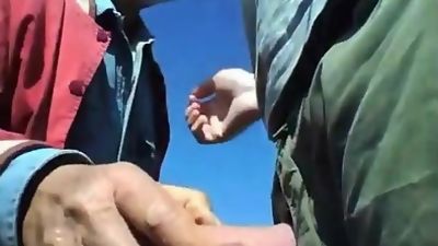 Grandpa Amateur Nature BJ, Amateur, Big Cock, Blowjob