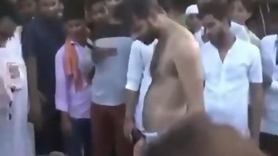 Bihar cute Tejasvi Yadav shows cock, Asian, Outdoor, Bears