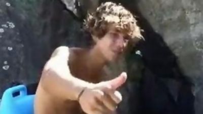 Surfer dude, Amateur, Bikini, Masturbating