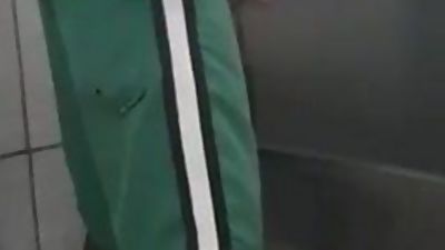 Exhib, crusing, voyeur, Public Toilet, Amateur, Big Cock, Handjob