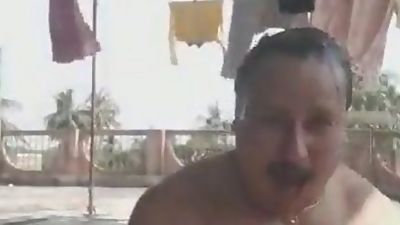 Indian Muscle Bisexual Married Man Body Show, Big Cock, Massage, Gay