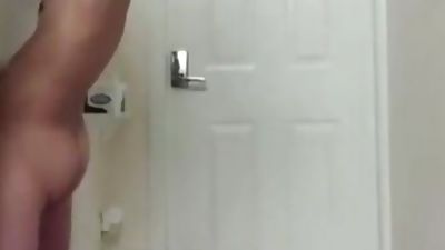 Hung uncut twink shoots big at the gloryhole, Amateur, Blowjob, Gloryhole