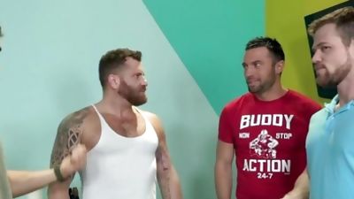 RagingStallion - Getting Off At Work Increases Productivity, Big Cock, Deepthroat, Reality, Raging Stallion