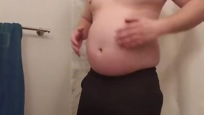 Ex jock tries on clothes, Blonde, Solo, Gay