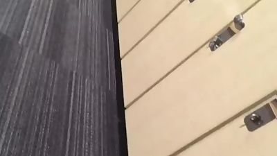 Sexy finance intern in company gym locker room, Amateur, Ass, College