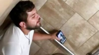 Spy Home Depot hot Latino jerking, Amateur, Big Cock, Masturbating