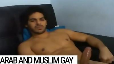 Arab gay Moroccan Hicham's gifts: his beauty and a splendid dick, Solo, Gay, Muscle