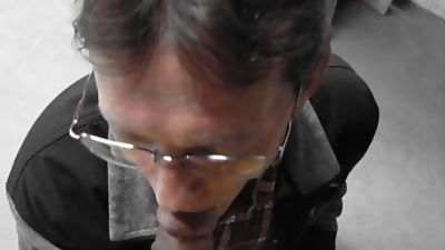 Older salesman blows me in a hardware store, Big Cock, Blowjob, POV, Gay