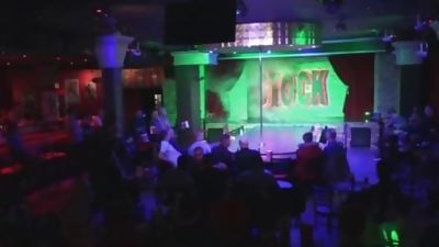 Video of the Week - Best Gay Male Stippers Live from Stock bar, Masturbating, Solo, Stockings