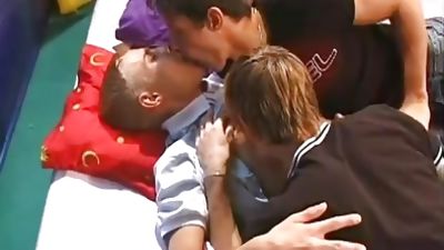 Young And Uncut 14 - Scene 3, Blowjob, Cumshot, Teen, Gay, Kissing