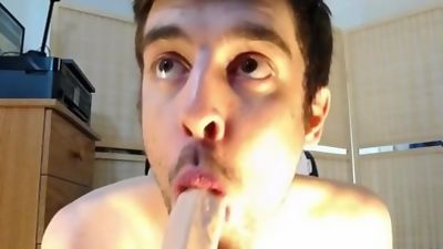 Anal Play & Dildo Deepthroat, Ass, Big Cock, Glasses