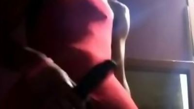 Hardcore cross dress black guy solo action, Cumshot, Stockings, Jerking