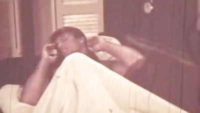 TOP VINTAGE #7 1960's Scott & Joe. Hairy College Athletes Wrestle naked., Closeup, Fetish, Gay