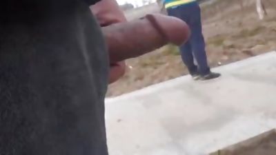 Old Chinese Man Seduces a young man in the Public, Amateur, Handjob, Mature