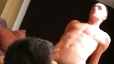 Latino Rails Toned Twink, Anal, Blowjob, Cumshot