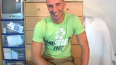 Handsome French swimmer gets wanked his big cock by us!, Cumshot, Masturbating, Gay, Keumgay