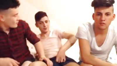 3 GORGEOUS STR8 ROMANIAN BOYS GO GAY, NICE COCKS, Amateur, European, Webcam
