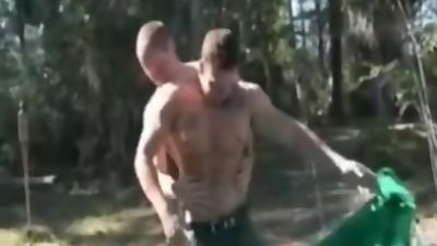 Straight men fucking for a prize, Ass, Blowjob, Cumshot, Gay