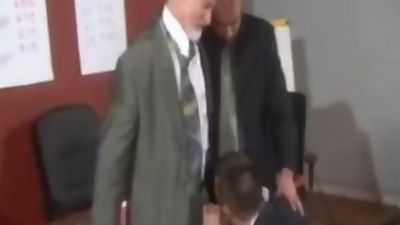 Daddies in Suits, Big Cock, Blowjob, Fetish, Mature, Threesome
