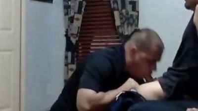 Amateur: Handyman gets swallowed again, Amateur, Swallow, Gay