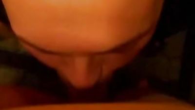 Nextdoor bear sucking a cock with lots of love, Amateur, Blowjob, Cumshot, Men Bucket