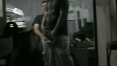 shop owner young bottom, Blowjob, Cumshot, Handjob, Gay