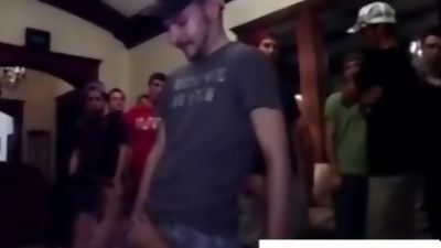 Gay frats sucking dick in the name of the brotherhood, Blowjob, College, Gay