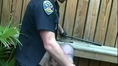 Cop Blowers - Scene 2, Cumshot, Fetish, Outdoor