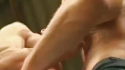 Muscled studs fucking around on the farm, Big Cock, Hardcore, Threesome, Gay