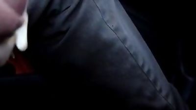 jerk n cum in the car, Amateur, Masturbating, Gay, Hunks, Jerking