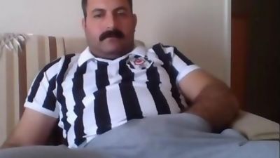 Turkish Daddy Cum in his Hand, Amateur, Big Cock, Handjob