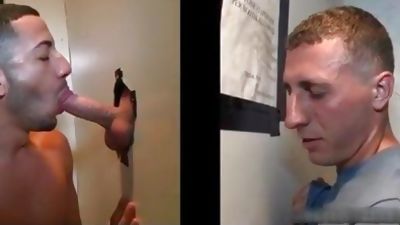 Dude is victom of nasty swap trick, Amateur, Blowjob, Gloryhole