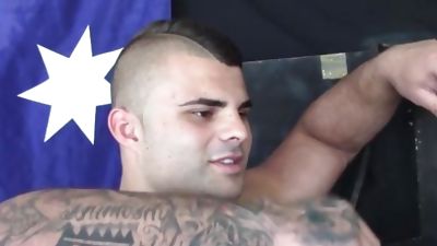 Str8 Aussie Buff, Gloryhole, Interracial, Gay