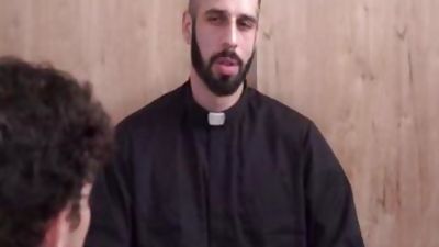 Sinful twink Punished By stunning Priest, Fetish, Uniform, Twinks