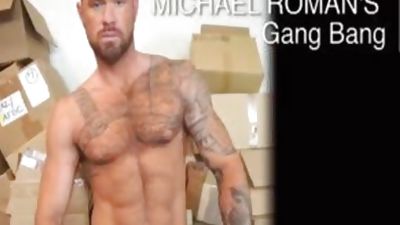 DA - Michael Roman's group slam, Anal, Big Cock, Interracial, Gay, Michael Roman