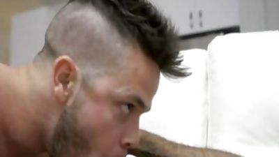 Tattoo homosexual blowjob With sperm flow, Blowjob, Cumshot, Gay, Tattoo