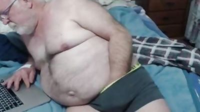 grandpa jerk off On web camera, Masturbating, Webcam, Jerking, Old Man