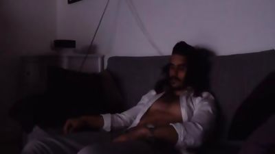 Detective Comes Home From Late Night investigation, Uniform, Office, Smoking