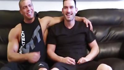 Bad twink Blake Jackson bonks Bodybuilder Sean Costin, Amateur, Masturbating, Muscle