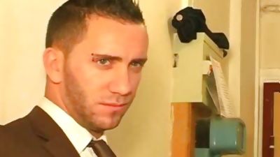 Full clip scene: A innocent Vendor chap Serviced His large penis By A chap!, Big Cock, Blowjob, Massage, Gay