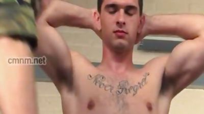 The str8 Army Way, Threesome, Military, Army