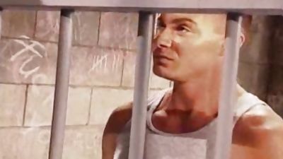 Brock Penn Jail Sexing, Anal, Blowjob, Muscle