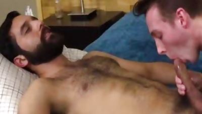 ravishing homosexual engulf, European, Blowjob, Cumshot