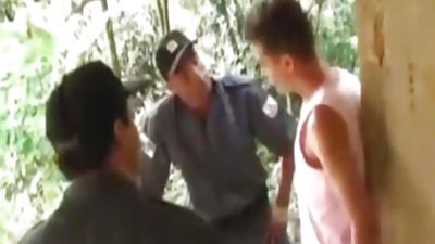 Playing With The Police, Blowjob, College, Bareback